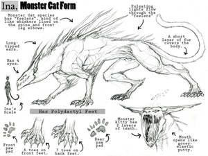 Ina Monster Cat Reference