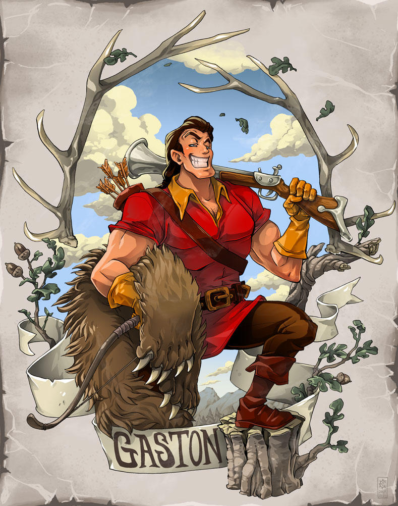 Gaston The Hunter by bezzalair on DeviantArt