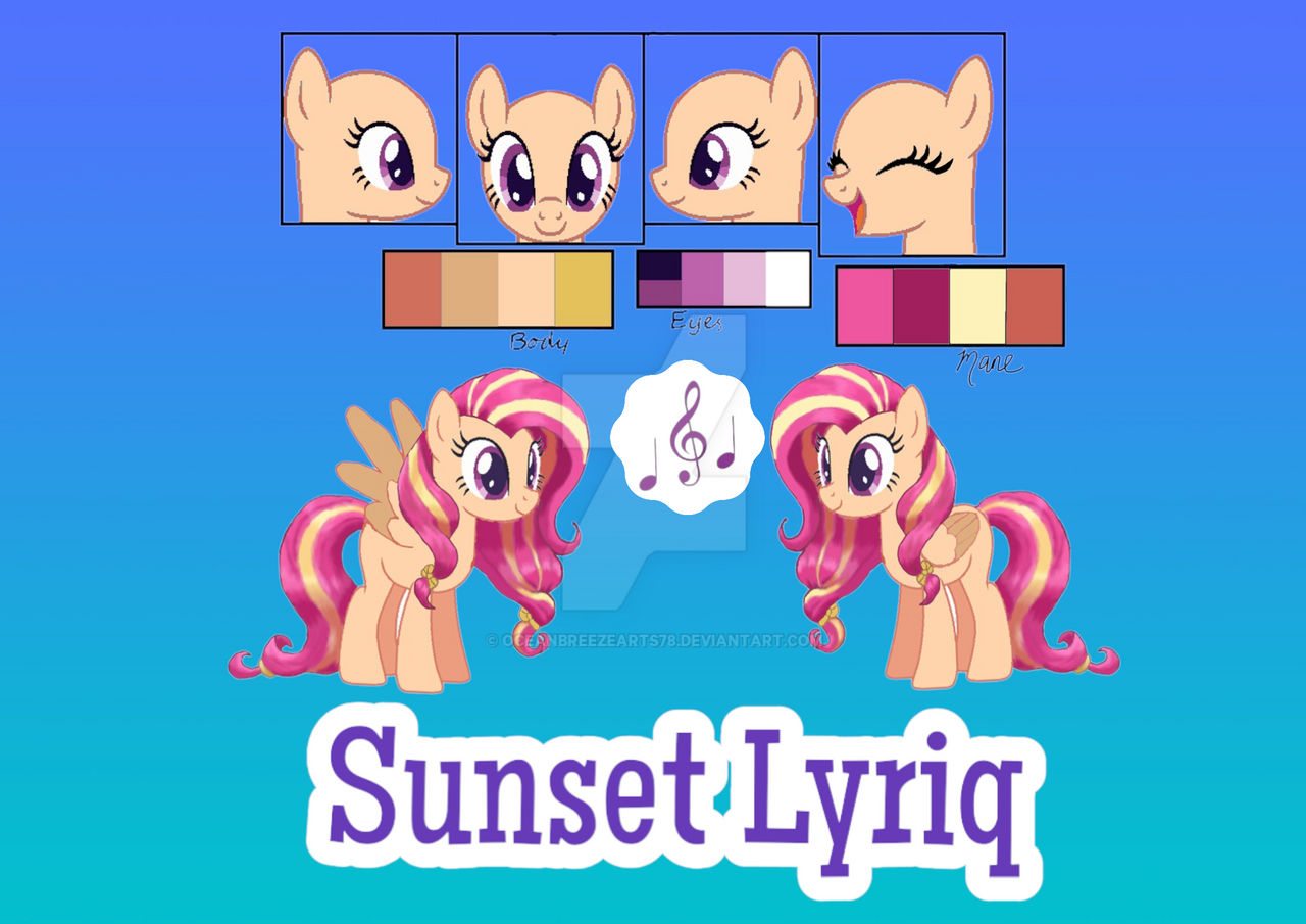 Sunset Lyriq Reference SheeT by OceanBreezeArts78 on DeviantArt