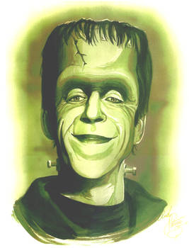 Herman Munster portrait