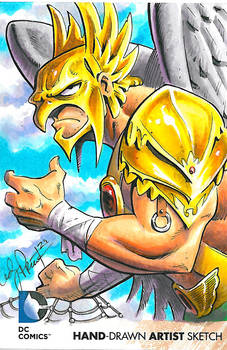 hawkman Redemption Sketch Card