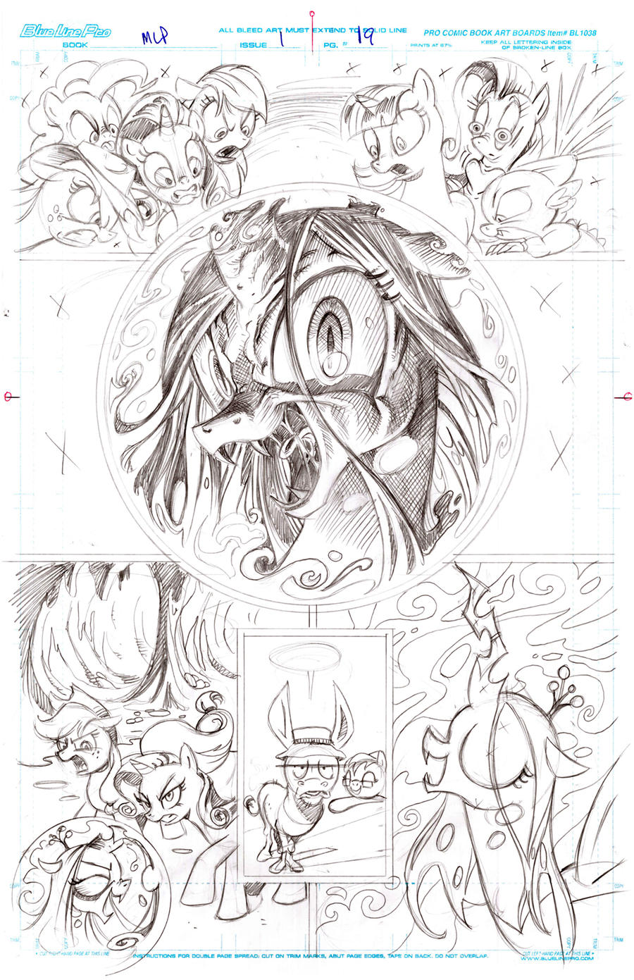 Queen Chrysalis Returns, Pencils