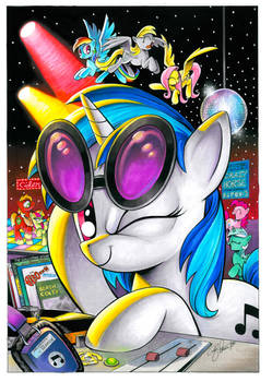 Vinyl Scratch San Diego Exclusive Cover art