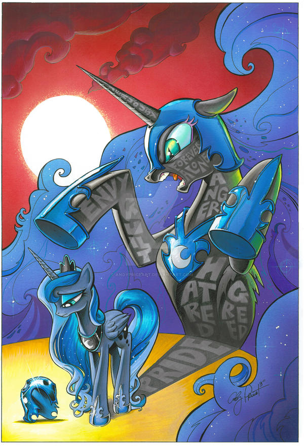 Luna's Curse - MLP issue 8 cover