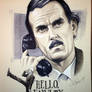 Fawlty Towers grayscale commission