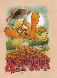 Applejack pin up