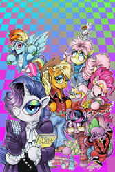 MLP Issue 67 cover: Revenge of the 80's!