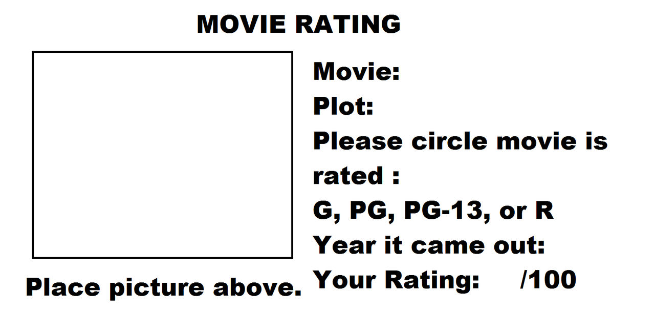 Movie Rating Template by AlecTheP40 on DeviantArt Movie Rating Template by AlecTheP40 on DeviantArt