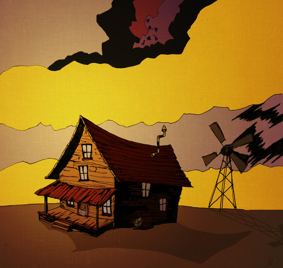 Middle of Nowhere (Courage the Cowardly Dog) by PatheticMortal on