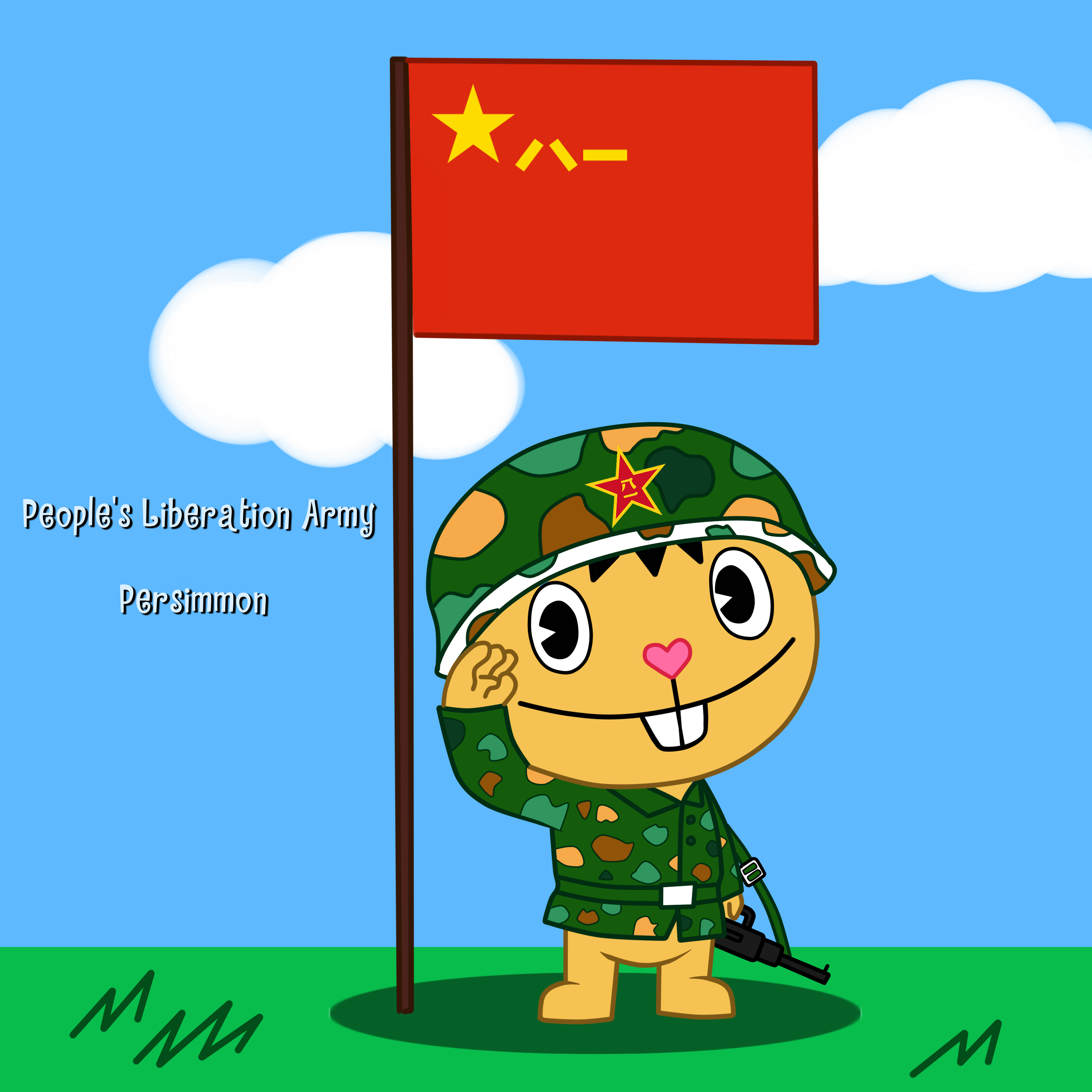 My new HTF OC - People's Liberation Army Persimmon by zhangxin1024 on ...
