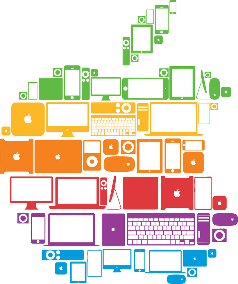 Apple Logo Color by FelkaFish on DeviantArt