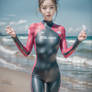 Asian girl wetsuit 6