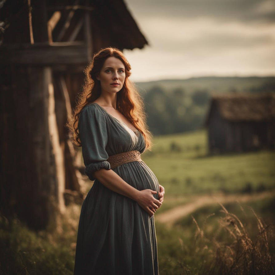 Pregnant Farmer's wife 01 by Huntsman-Oz on DeviantArt