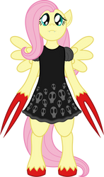 They Bleed Ponys - Fluttershy the Cute Demon Girl