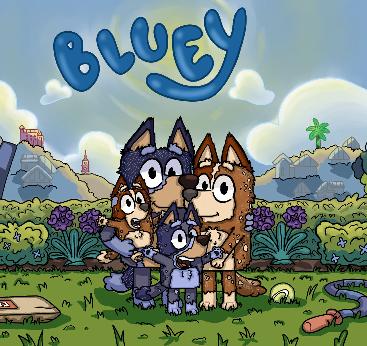 Bluey Adventure Deviantart Bluey by tumblefrog on DeviantArt