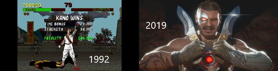 Evolution of Sonya vs Kano Fight in EVERY Mortal Kombat games