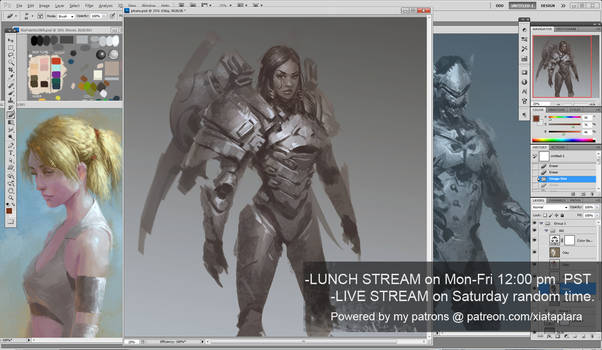 Pharah drawing Overwatch LIVE stream 43