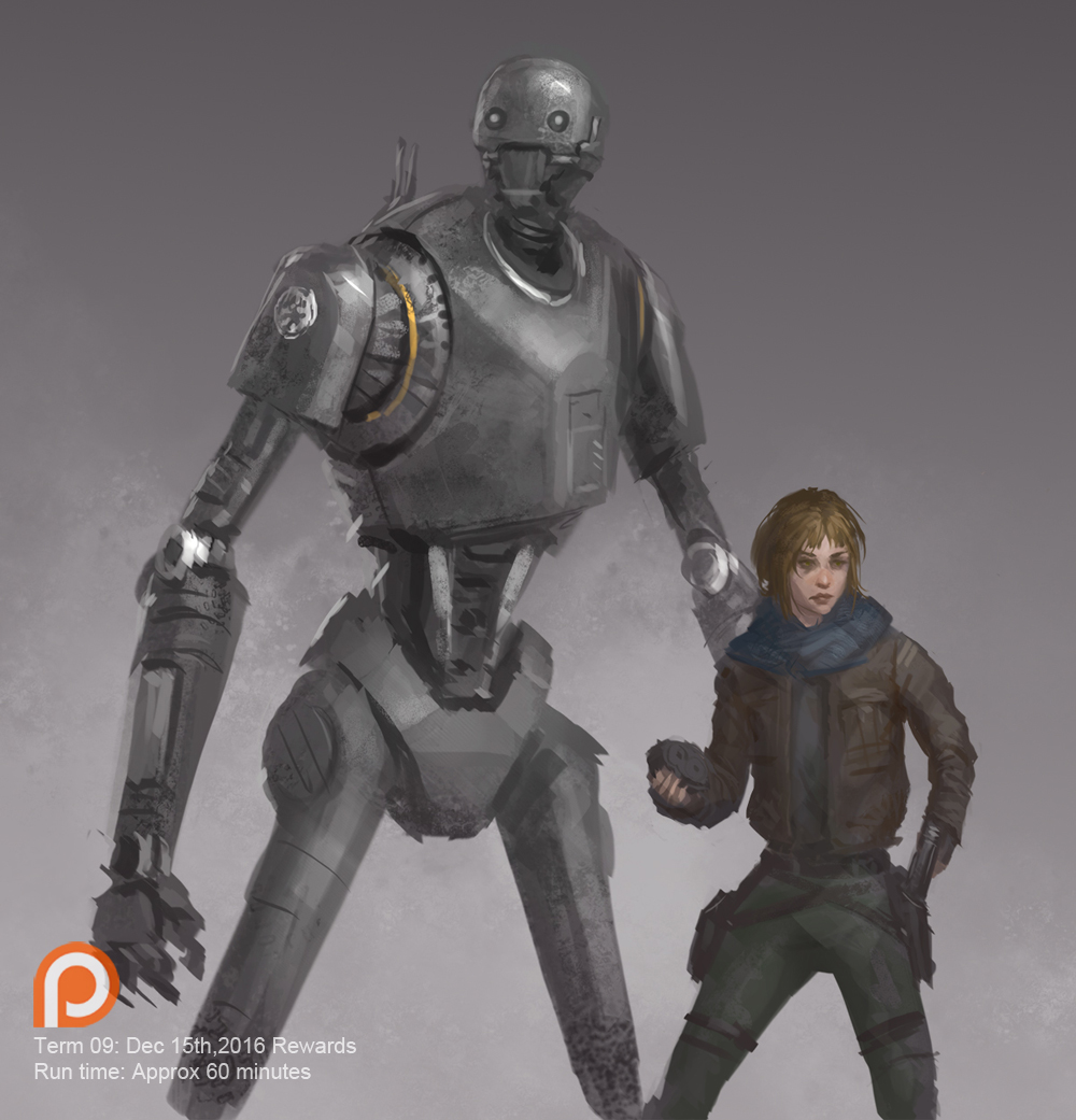 Jyn Erso and K-2SO