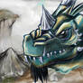 dragon color full scketh