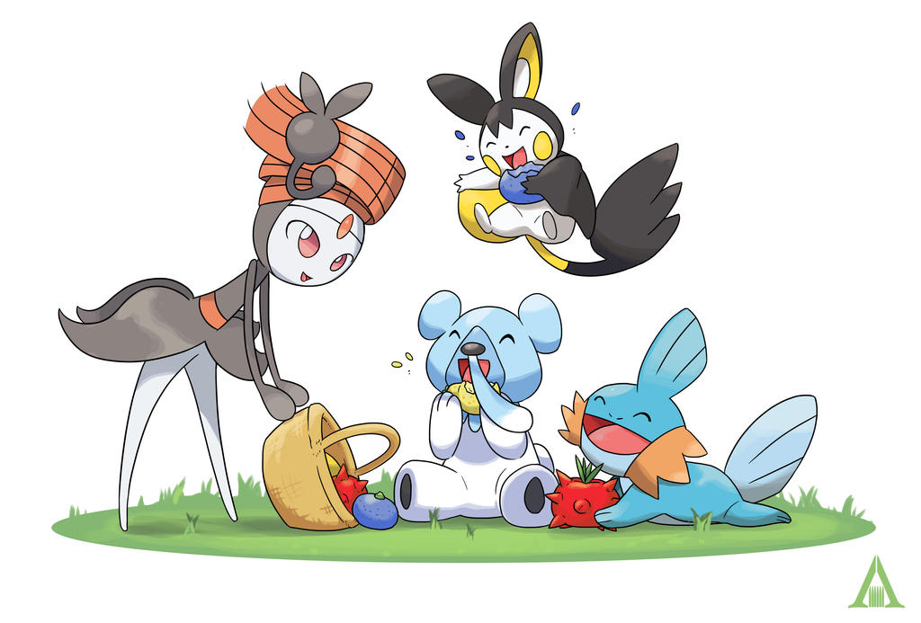 Pokemon Friends by BOSSU-FINN