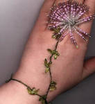 dandelion handflower by cynalune