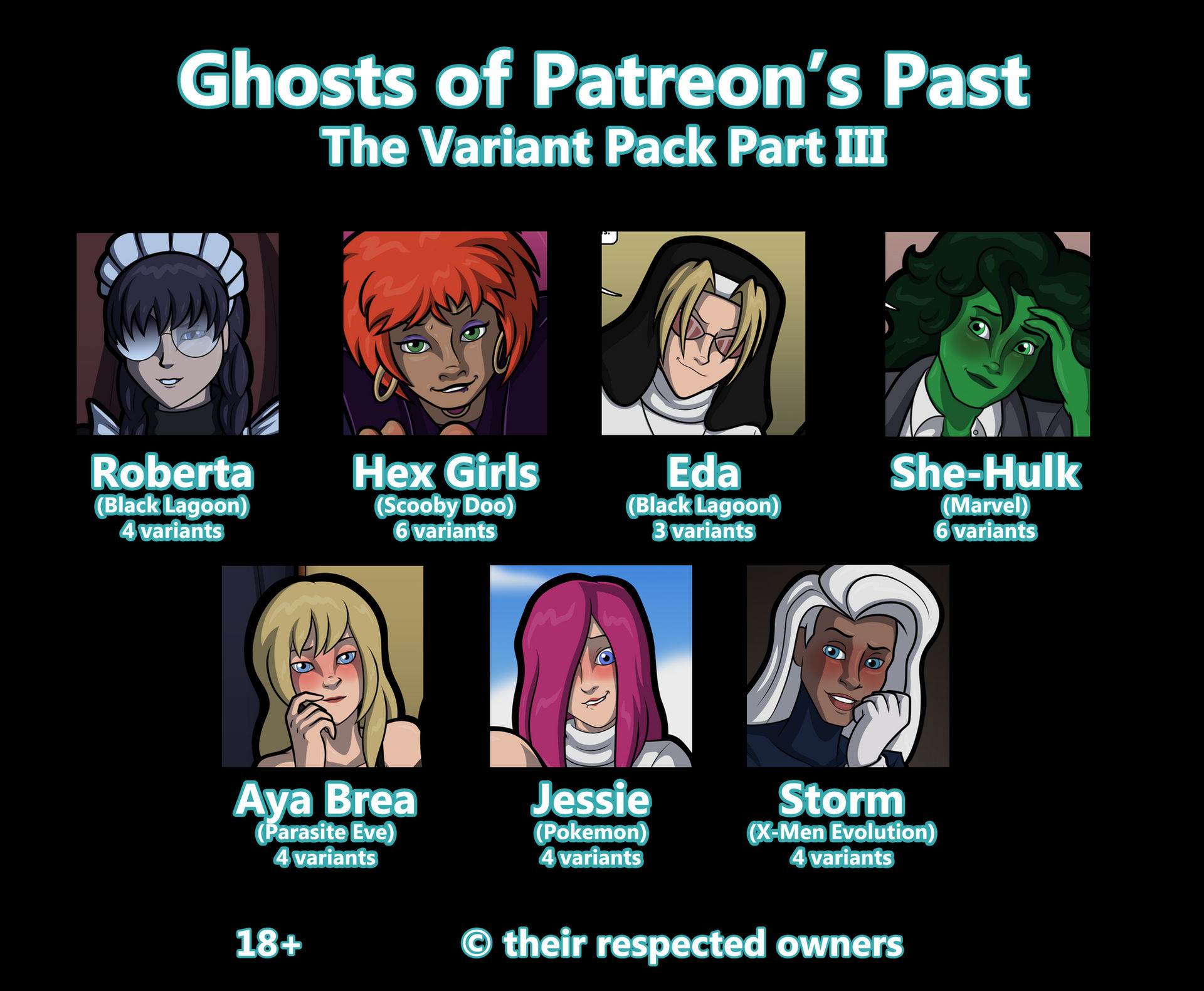 Ghost Roster Variant Ghosts of Patreon's Past - Variant Pack Part III by AraghenXD on DeviantArt