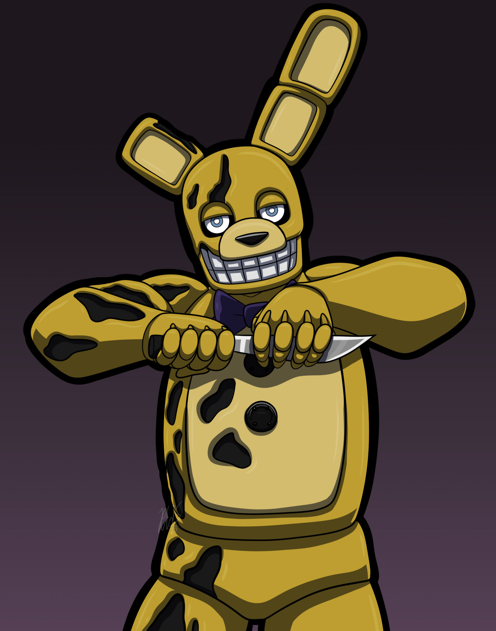 Invincible Spring Bonnie Spring Bonnie by AraghenXD on DeviantArt
