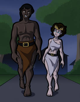 Halloween 2025 - Rebecca and Artie