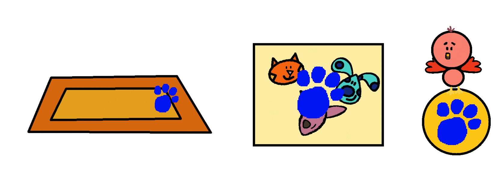 3 Clues From Blue Takes You To School V2 by Alexanderbex on DeviantArt