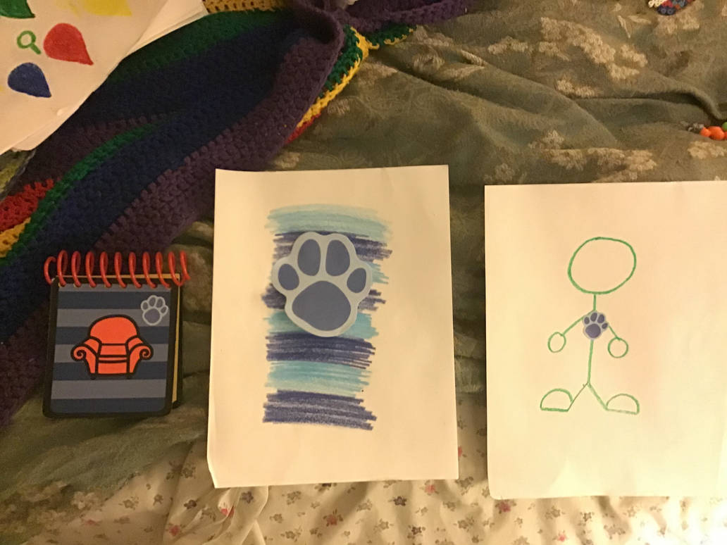 3 Clues From Drawing With Blue by Alexanderbex on DeviantArt