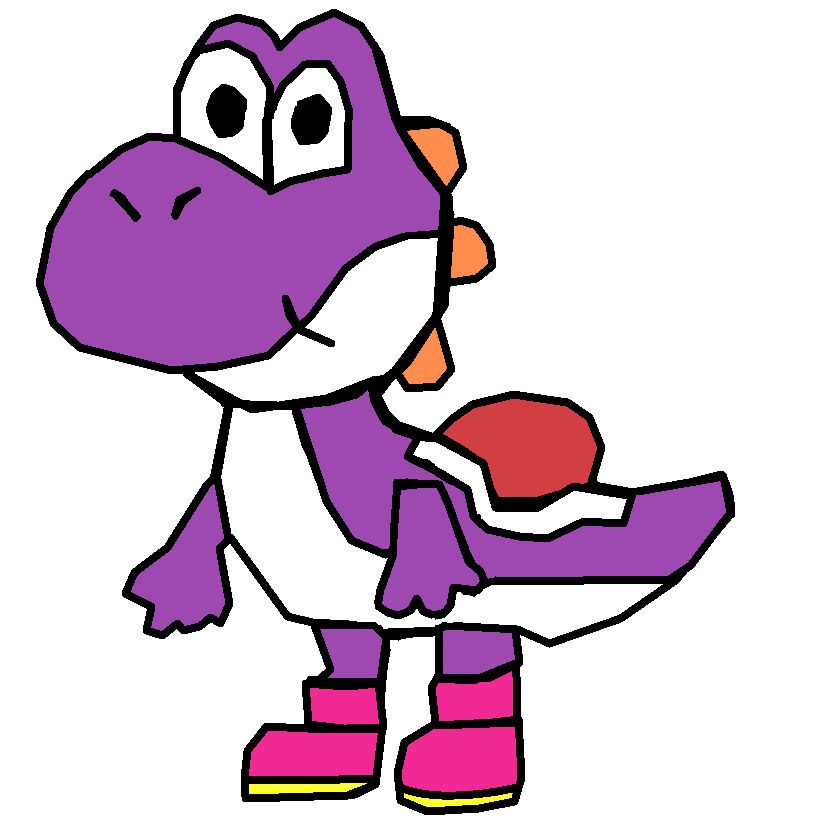 Purple Yoshi Drawling by Alexanderbex on DeviantArt