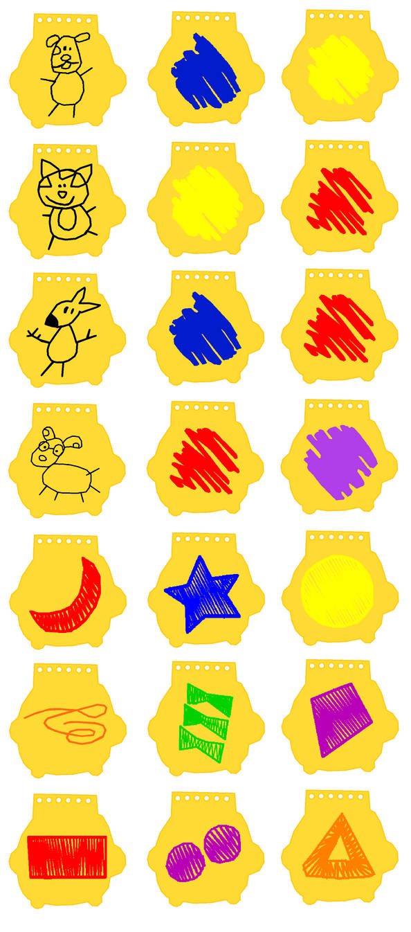 Clues From Blues Colorful Friends by Alexanderbex on DeviantArt