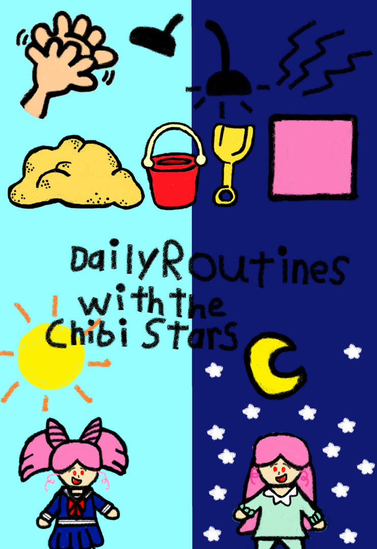 Daily Routine Chibi Daily Routines With The Chibi Stars VHS by Alexanderbex on DeviantArt