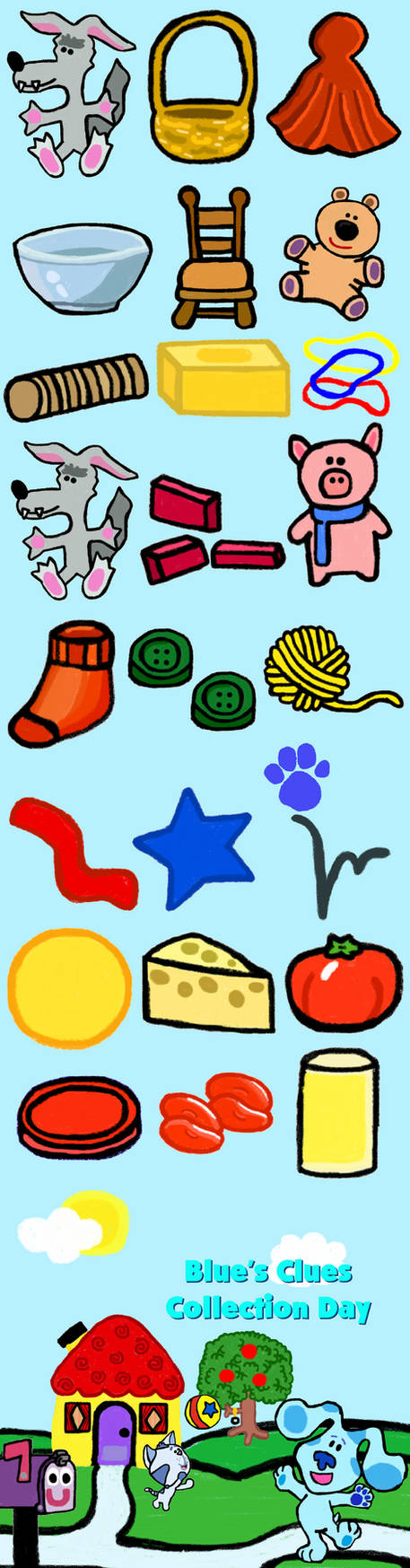 Blue's Clues Collection Day V.Smile by Alexanderbex on DeviantArt