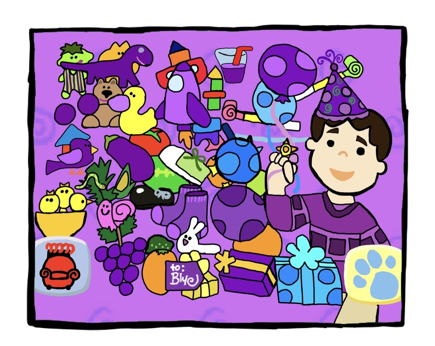 Blue's Colorful Friends Frame 8 by Alexanderbex on DeviantArt