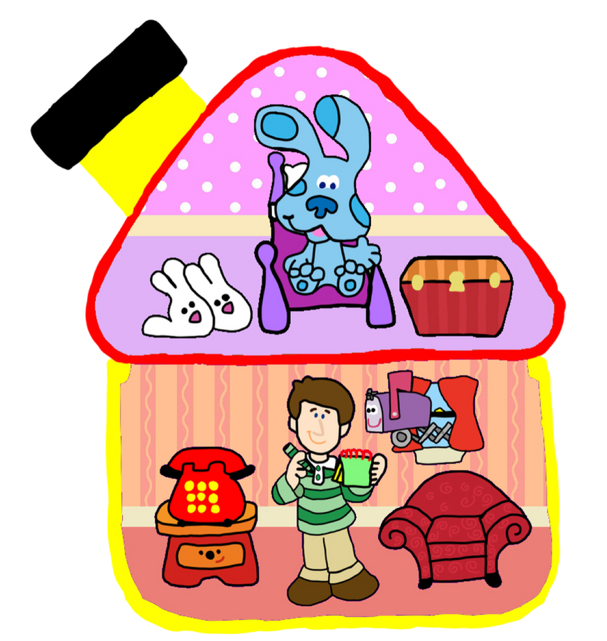 Blue's Clues House Sticker 1 by Alexanderbex on DeviantArt