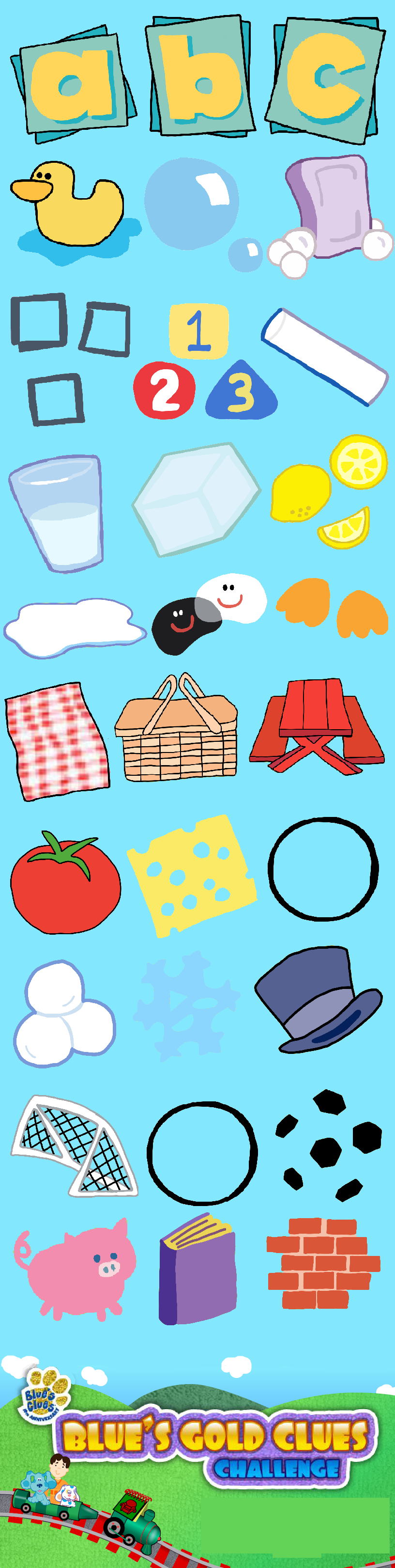 Blues Gold Clues Challenge Online Game by Alexanderbex on DeviantArt