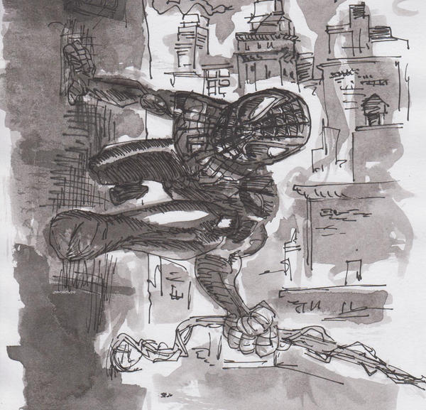 Ink trials Spidey