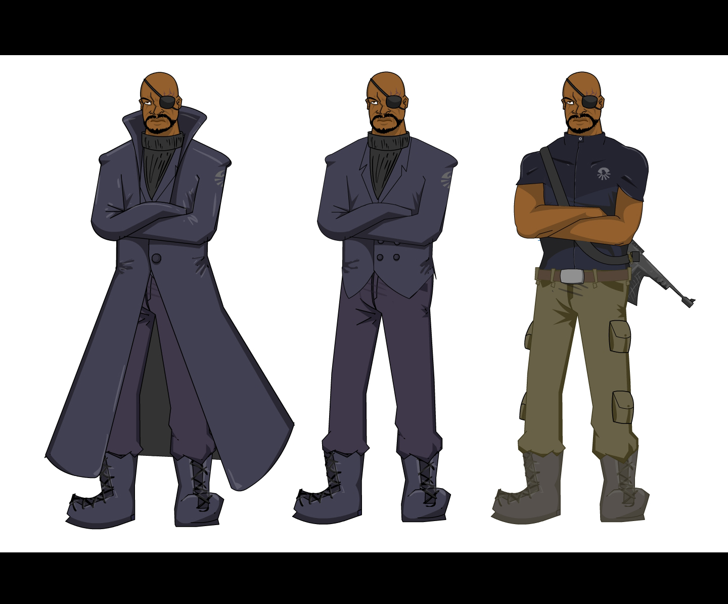 Nick Fury Outfits