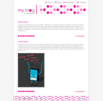 blog template