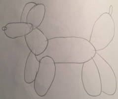 Balloon dog sketch
