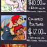 Commission Price List