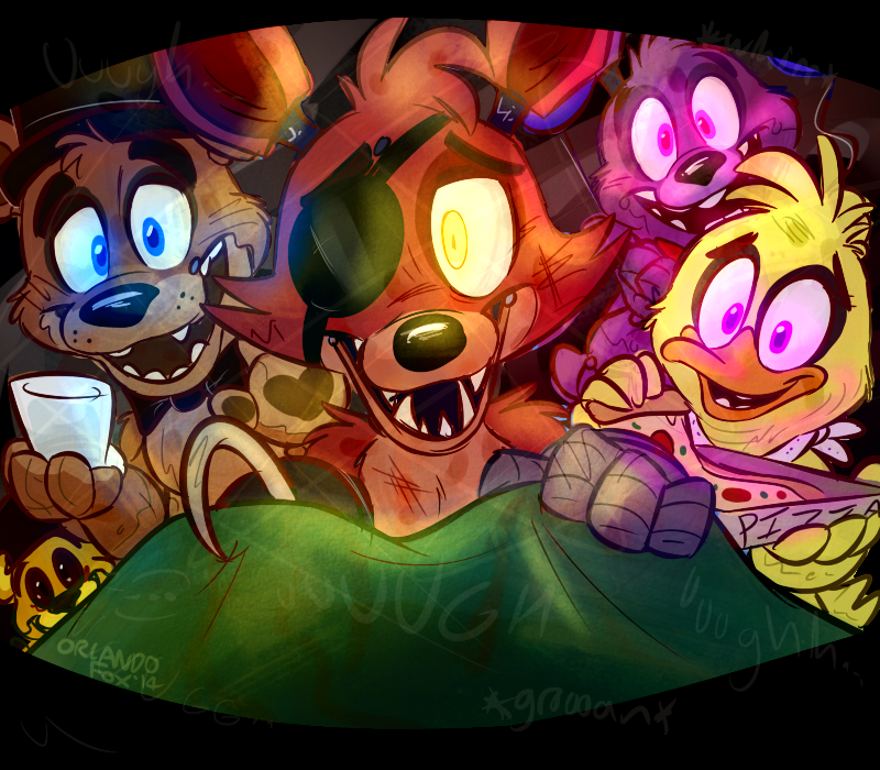 Five nights at Freddy's  Five nights at freddy's, Five night, Night art