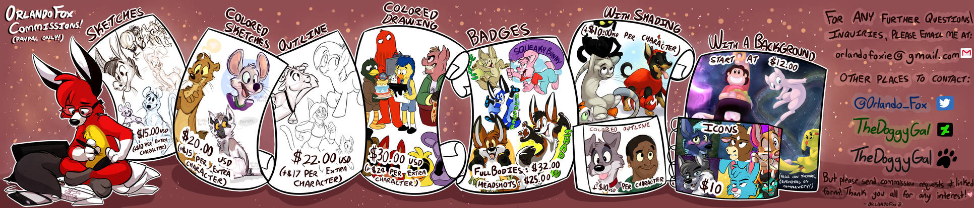 Commission Prices - 2015