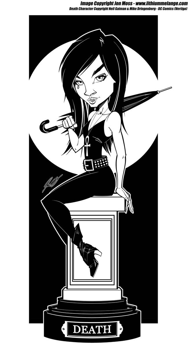 Death Ink Deviantart Death - Final Inks by Jon-Moss on DeviantArt