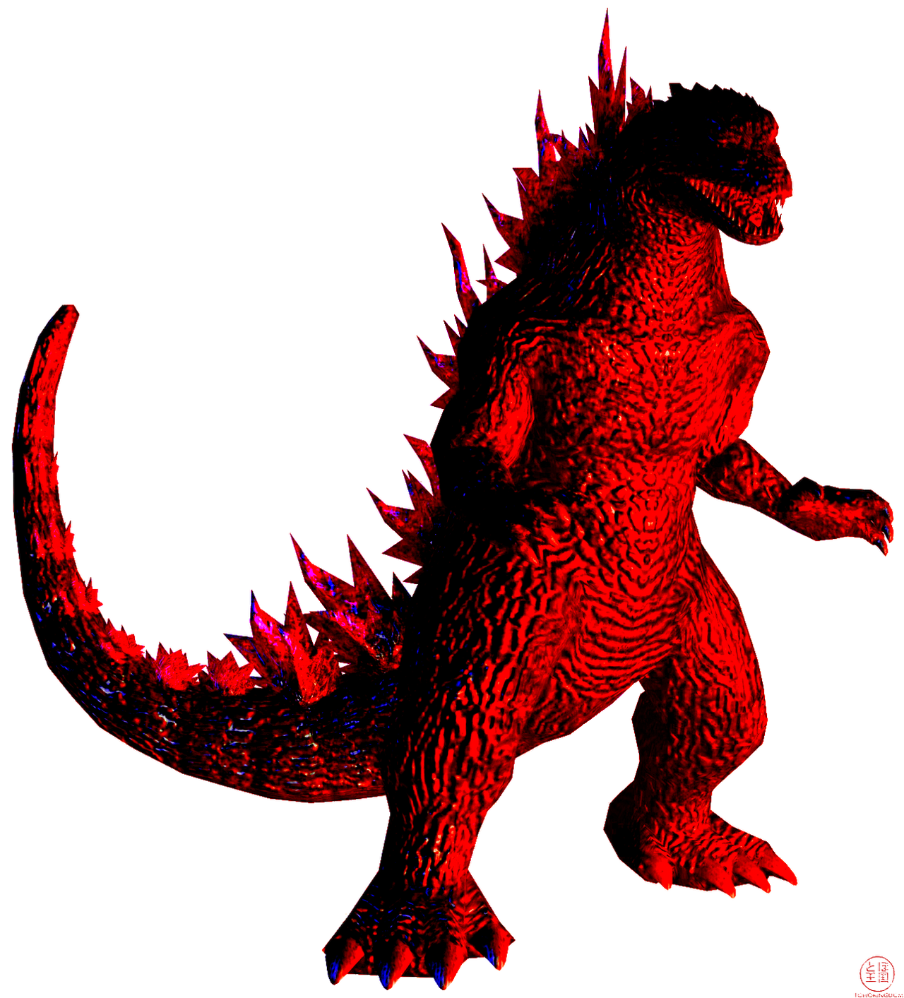 Red Rage Godzilla Red dark Atari godzilla by Barneyfanflowey20 on DeviantArt