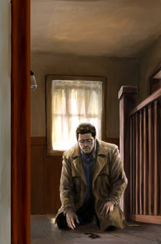 Castiel visits the house where Jack was born 2