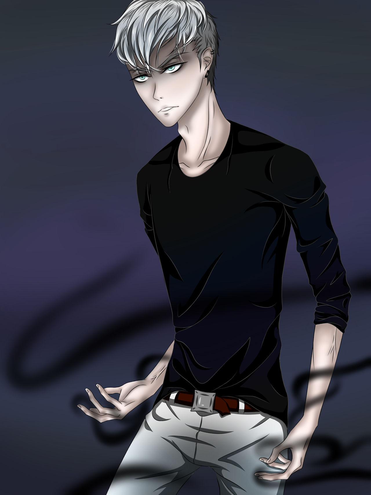 edgy anime guy by SerinaSpichtig on DeviantArt