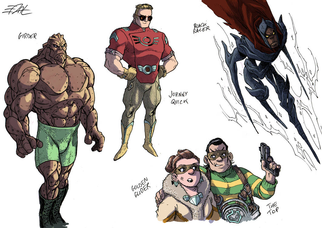 Flash Characters Redesigns 3 by EddyNat on DeviantArt