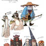 EARTHSEA Character design - various 2